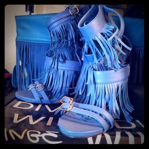 Shoes with matching bag